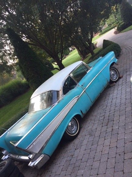 1957 Turquse Chevrolet Bel Air/150/210 Sport Coup