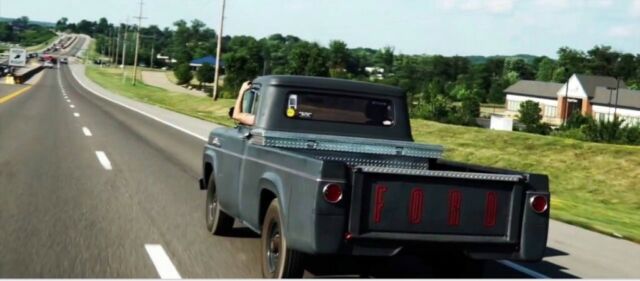 1959 Flat Black Ford F-250 Standard Cab Pickup