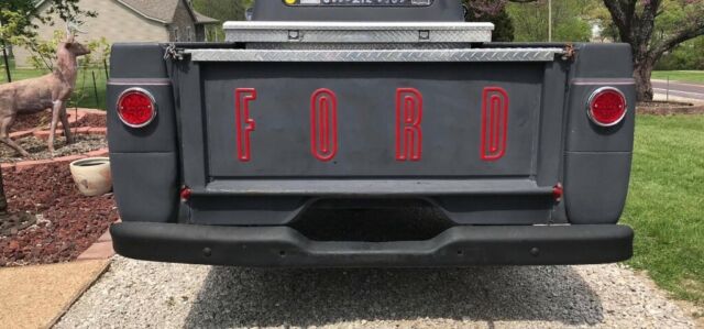 1959 Flat Black Ford F-250 Standard Cab Pickup