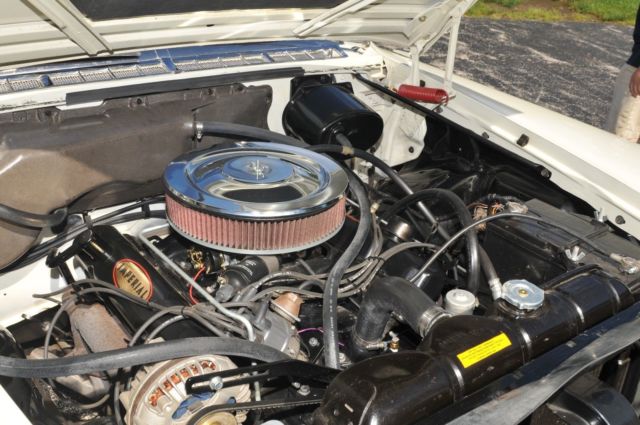 1960 White Chrysler Imperial Convertible