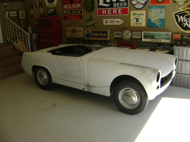 1961 Gray Austin Healey Sprite Convertible