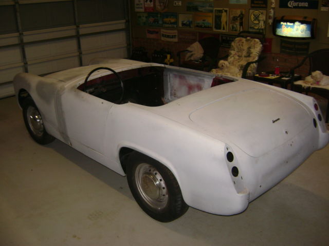1961 Gray Austin Healey Sprite Convertible