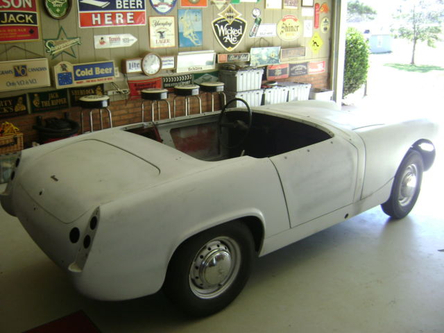 1961 Gray Austin Healey Sprite Convertible