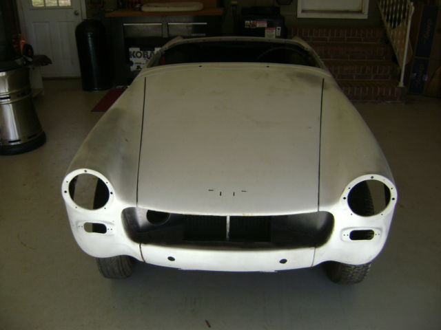 1961 Gray Austin Healey Sprite Convertible