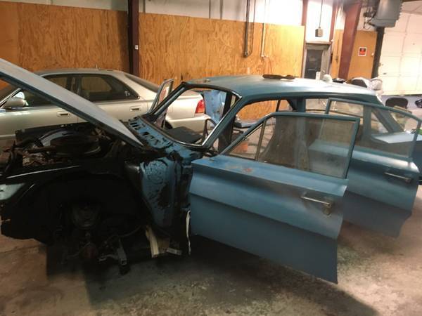 1961 Blue Pontiac Tempest Coupe