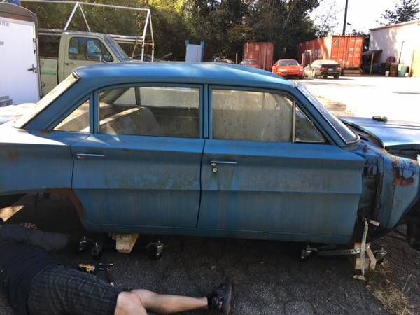 1961 Blue Pontiac Tempest Coupe