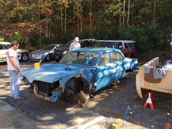 1961 Blue Pontiac Tempest Coupe