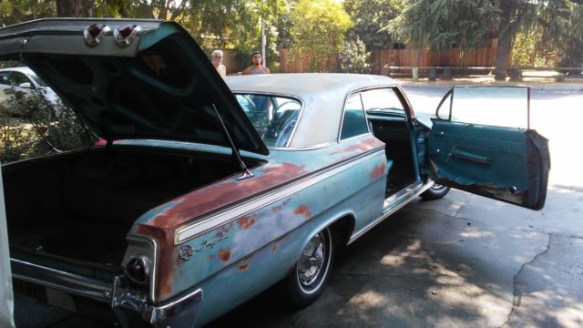 1962 Twilight turquoise paint code: 917 Chevrolet SS Coupe