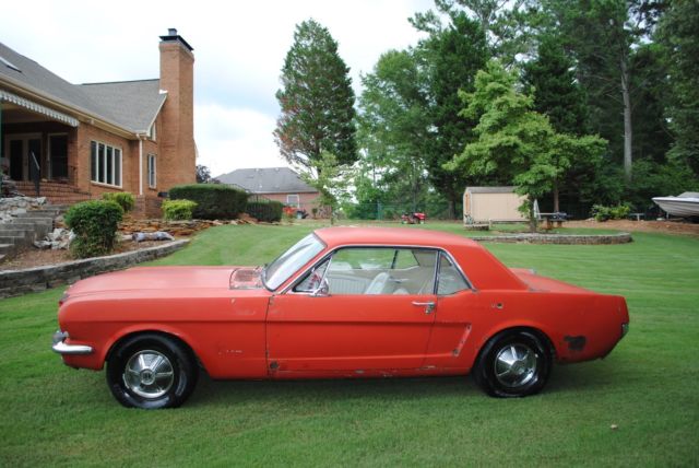 1964 Red Ford Mustang Coupe