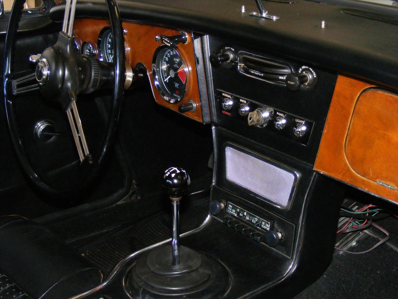 1966 British Racing Green Austin Healey 3000 Convertible