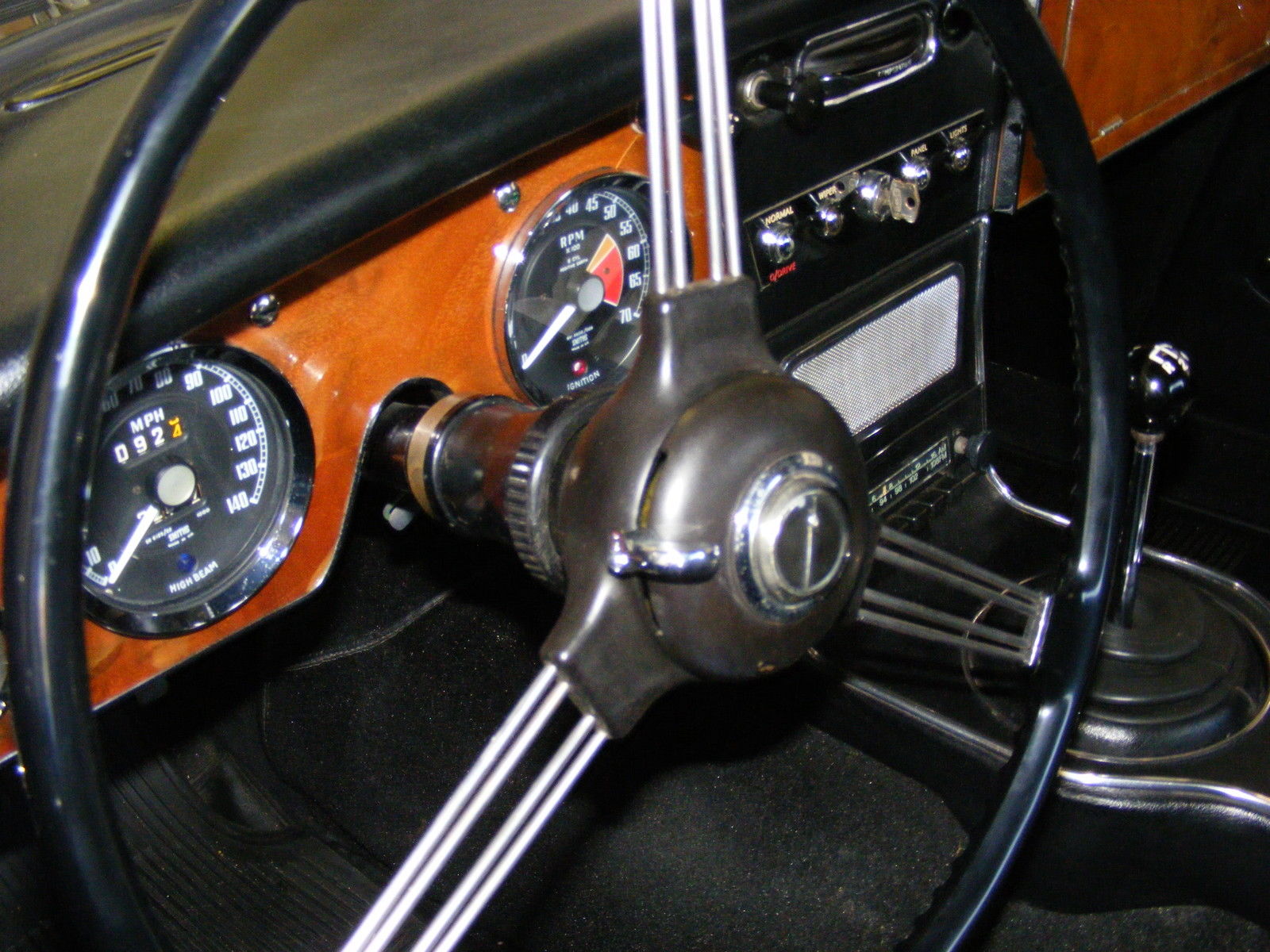 1966 British Racing Green Austin Healey 3000 Convertible