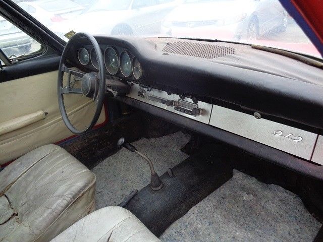 1966 Red Porsche 912 Coupe