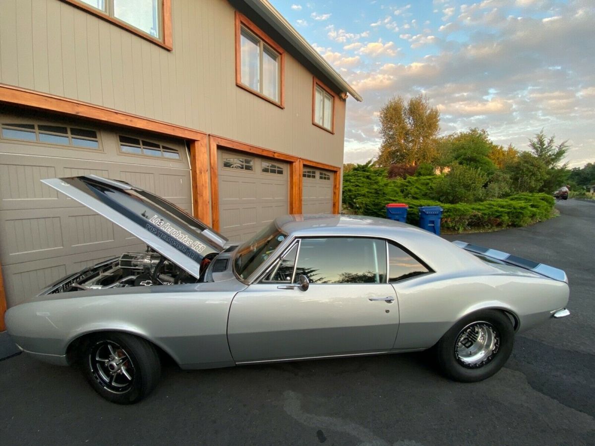 1967 Silver Chevrolet Camaro Coupe