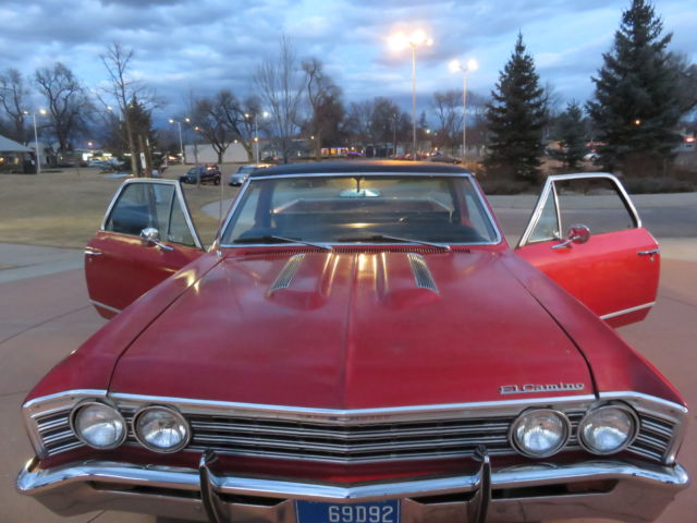 1967 Red Chevrolet El Camino