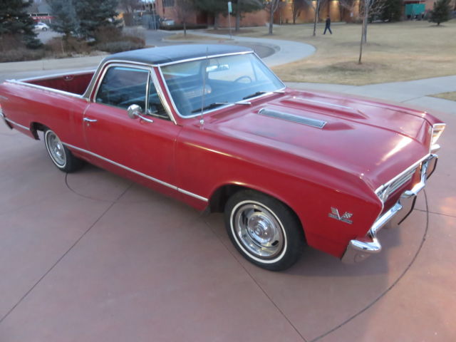 1967 Red Chevrolet El Camino