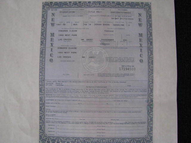 1967 Red Ford Mustang Fastback