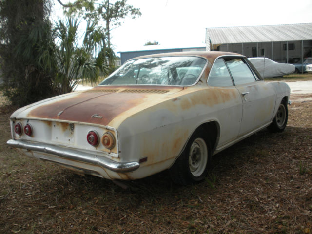 1968 White Chevrolet Corvair Coupe