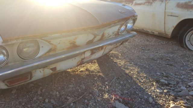 1968 White Chevrolet Corvair Coupe