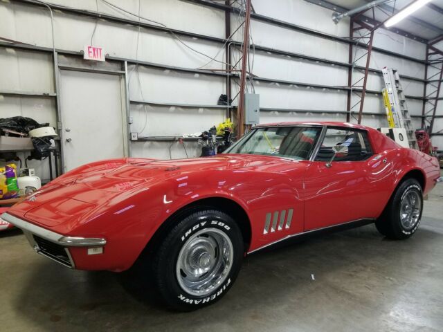 1968 Red Chevrolet Corvette Coupe