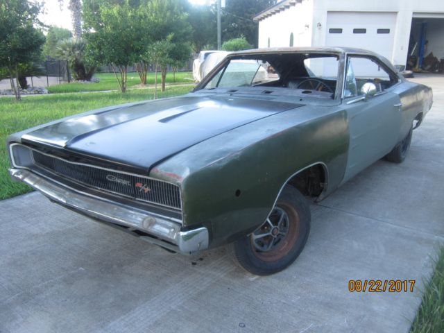 1968 Green Dodge Charger Coupe