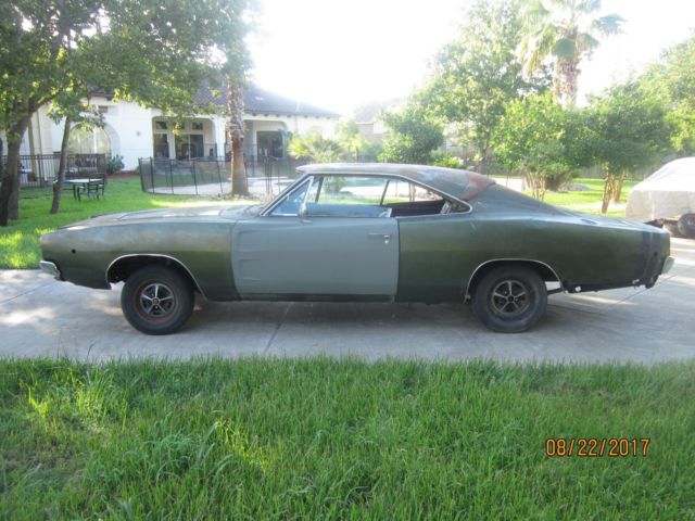 1968 Green Dodge Charger Coupe
