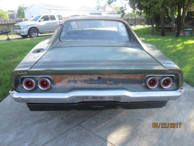 1968 Green Dodge Charger Coupe