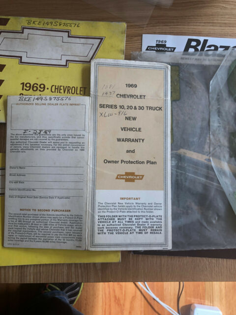 1969 Light Green Chevrolet Blazer SUV