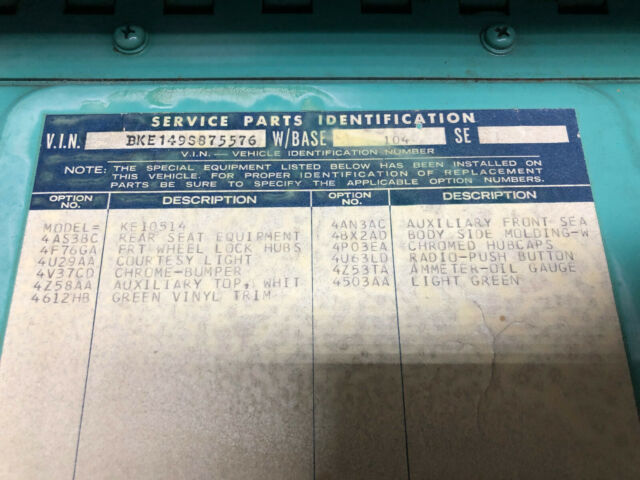 1969 Light Green Chevrolet Blazer SUV