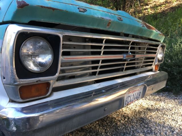 1969 Blue Ford F-250 Cab & Chassis