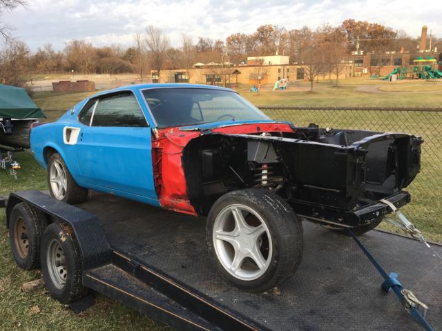 1969 Yellow Ford Mustang Fastback