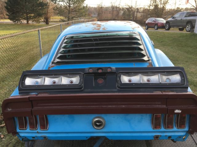 1969 Yellow Ford Mustang Fastback