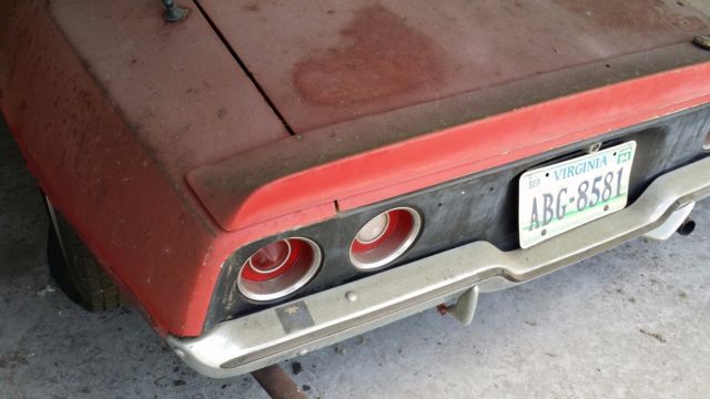 1970 Red - Originally Cortez Silver Chevrolet Camaro Coupe