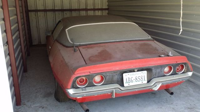 1970 Red - Originally Cortez Silver Chevrolet Camaro Coupe