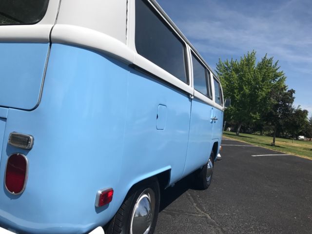 1970 Blue Volkswagen Bus/Vanagon