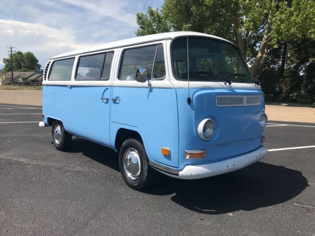 1970 Blue Volkswagen Bus/Vanagon