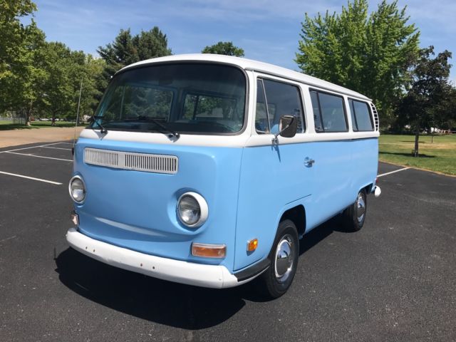 1970 Blue Volkswagen Bus/Vanagon