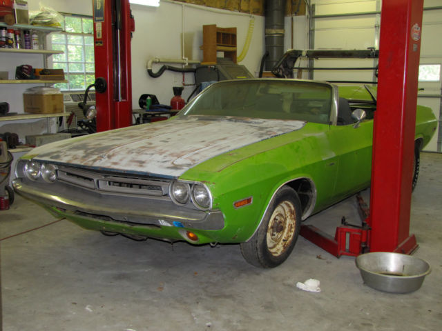 1971 Green Go Dodge Challenger Convertible