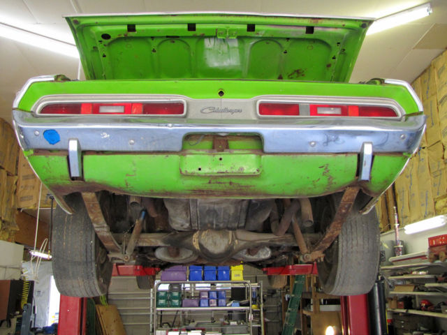 1971 Green Go Dodge Challenger Convertible