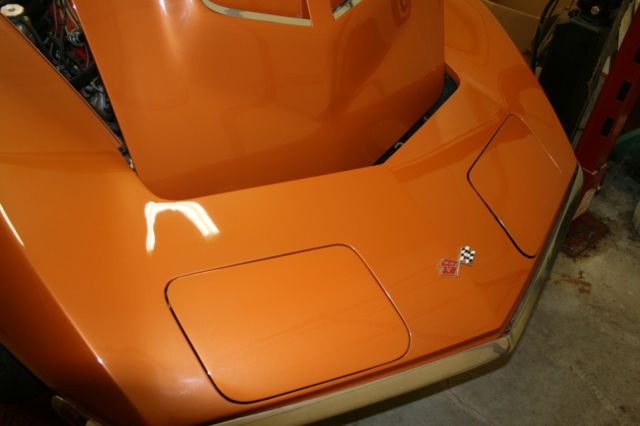 1972 Ontiario Orange Chevrolet Corvette Convertible
