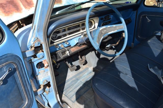 1972 Blue (Patina) Ford F-100 Standard Cab Pickup
