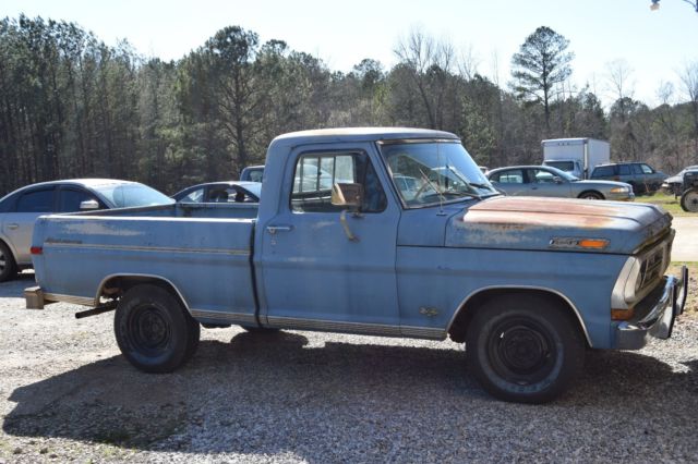 1972 Blue (Patina) Ford F-100 Standard Cab Pickup