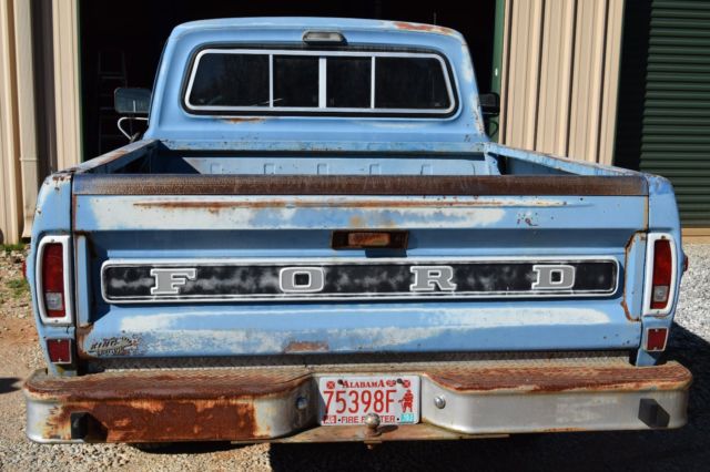 1972 Blue (Patina) Ford F-100 Standard Cab Pickup