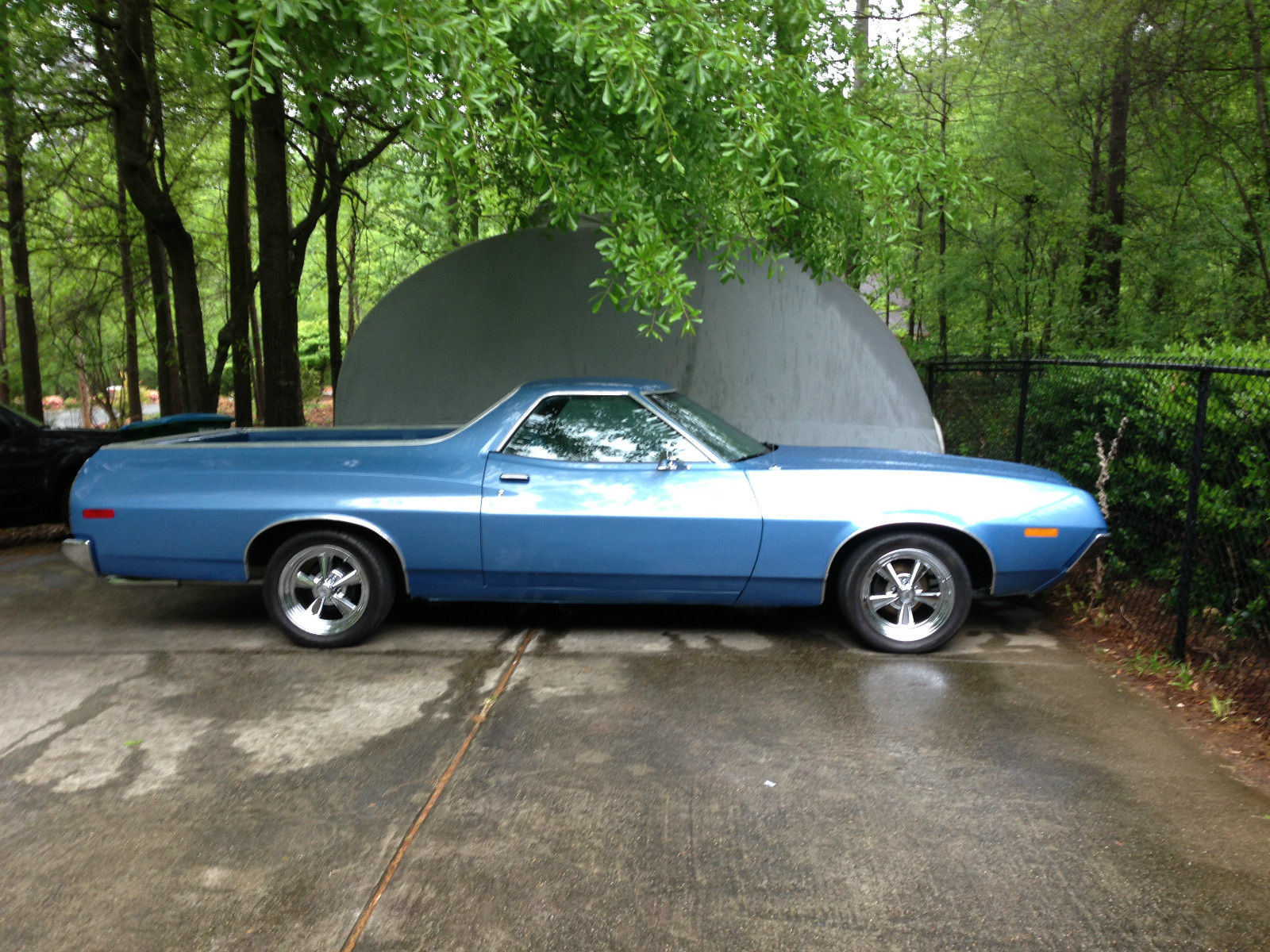 1972 Blue Ford Ranchero Standard Cab Pickup