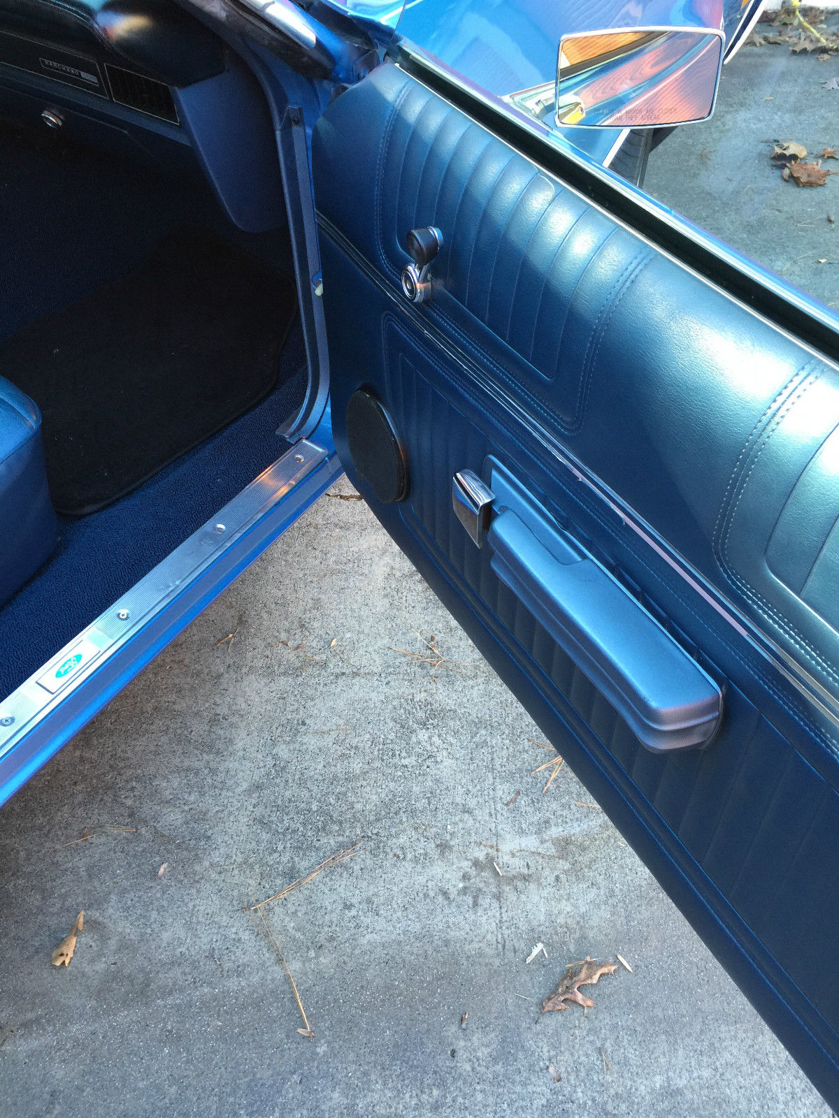 1972 Blue Ford Ranchero Standard Cab Pickup