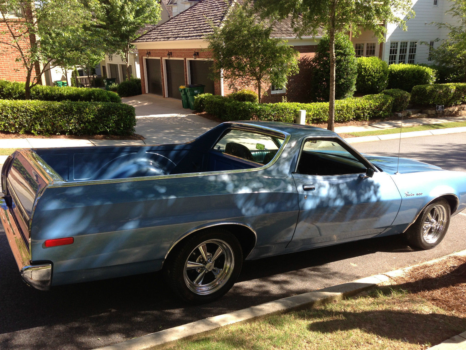 1972 Blue Ford Ranchero Standard Cab Pickup