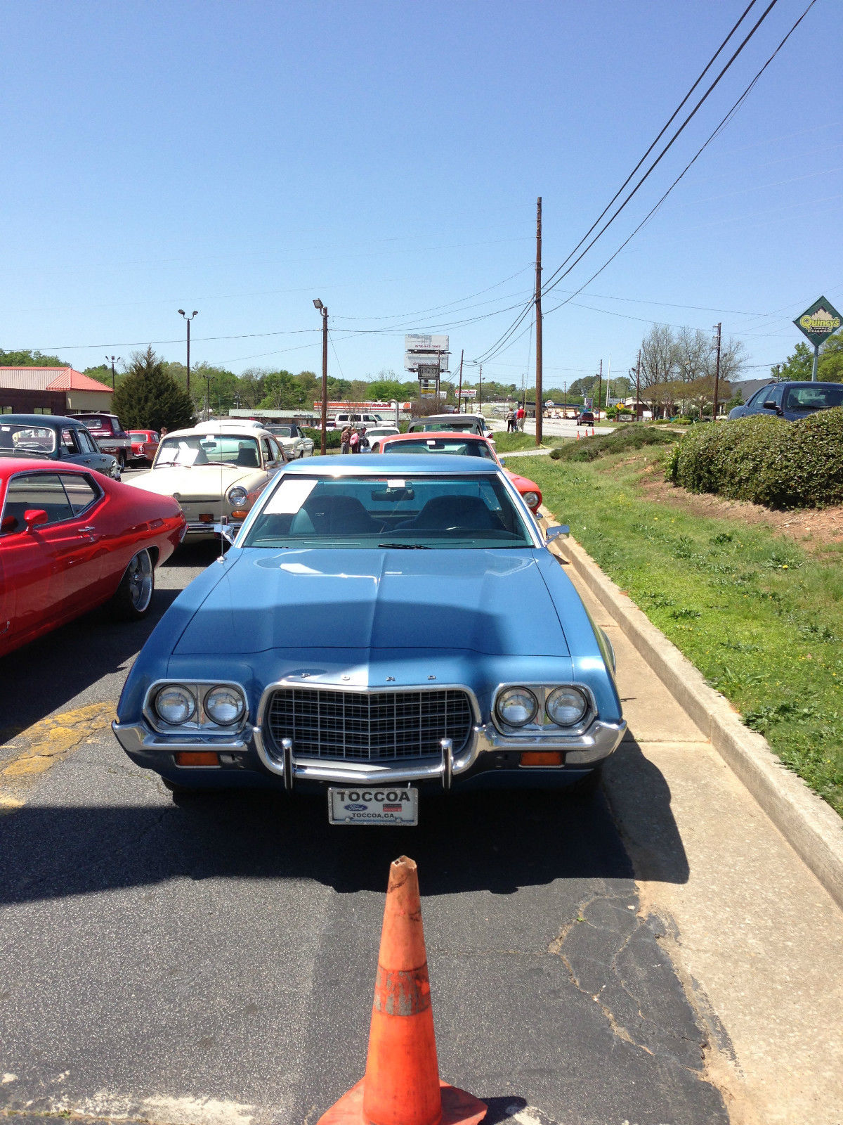 1972 Blue Ford Ranchero Standard Cab Pickup