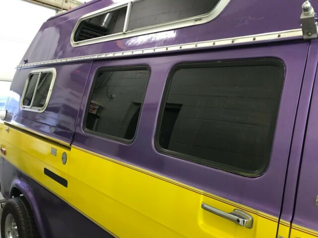 1973 Purple Ford Econoline Van Van Camper