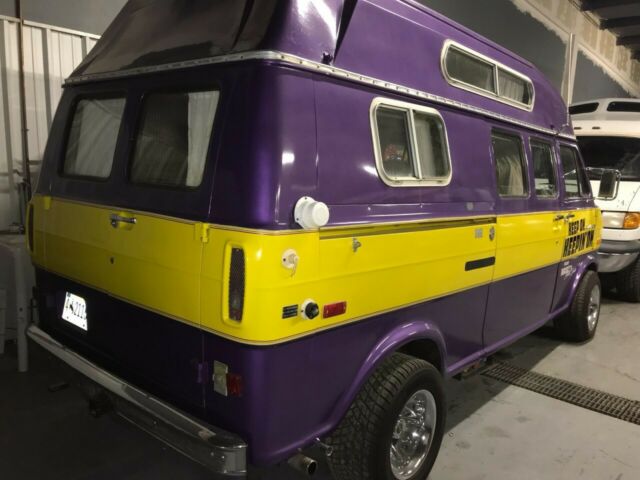 1973 Purple Ford Econoline Van Van Camper