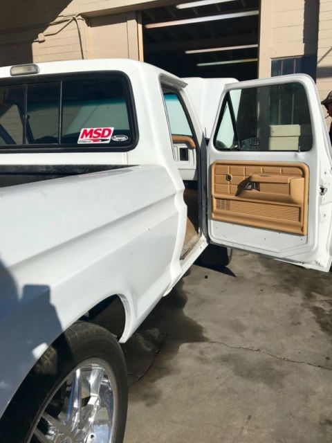 1973 White Ford F-100 Crew Cab Pickup