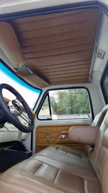 1973 White Ford F-100 Crew Cab Pickup